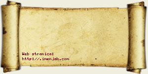 Danica Mojsilović vizit kartica